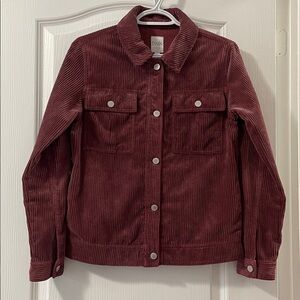 Burgundy Corduroy Jacket